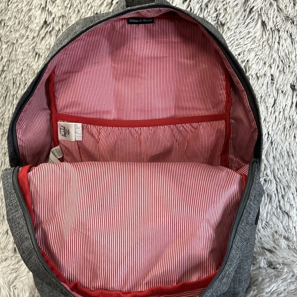Herschel Heritage Raven Crosshatch Backpack‎ Bag Laptop School Gym Travel Straps